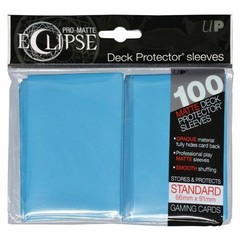 Ultra Pro - Sleeves: PRO-Matte Eclipse Standard Deck Protector Sleeves Light Blue 100ct